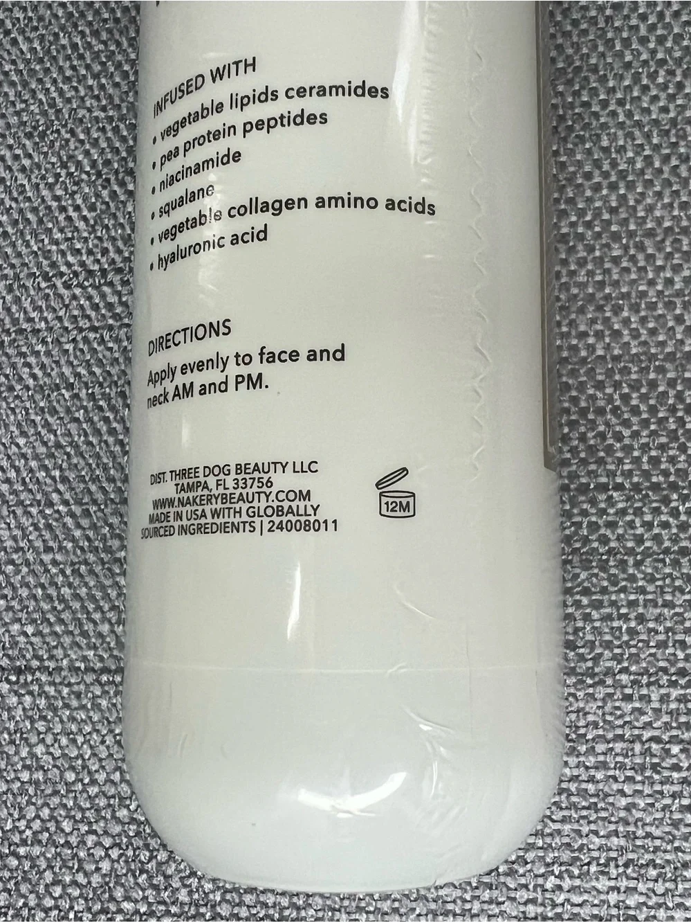 Nakery POWER BOOST+ Peptide+Collagen Wrinkle Plumping Serum-In-Cream-NEW SEALED